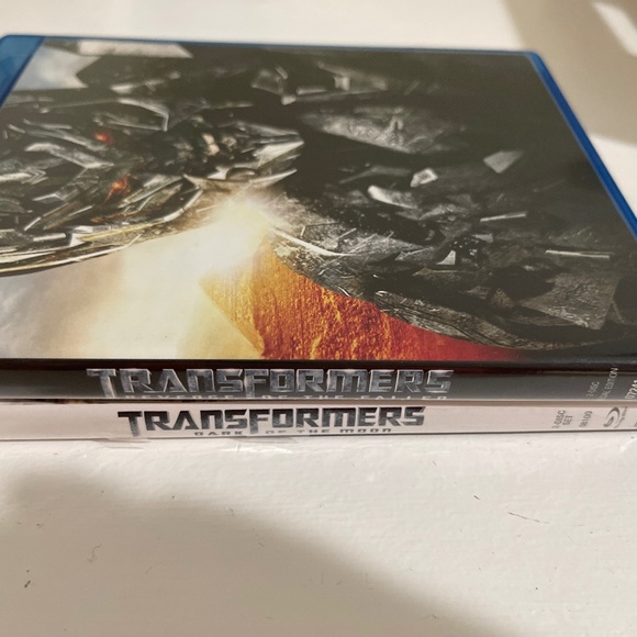 Tranformers Other - 2 Transformers Blu-Ray Movies Dark of the Moon and Revenge of the Fallen